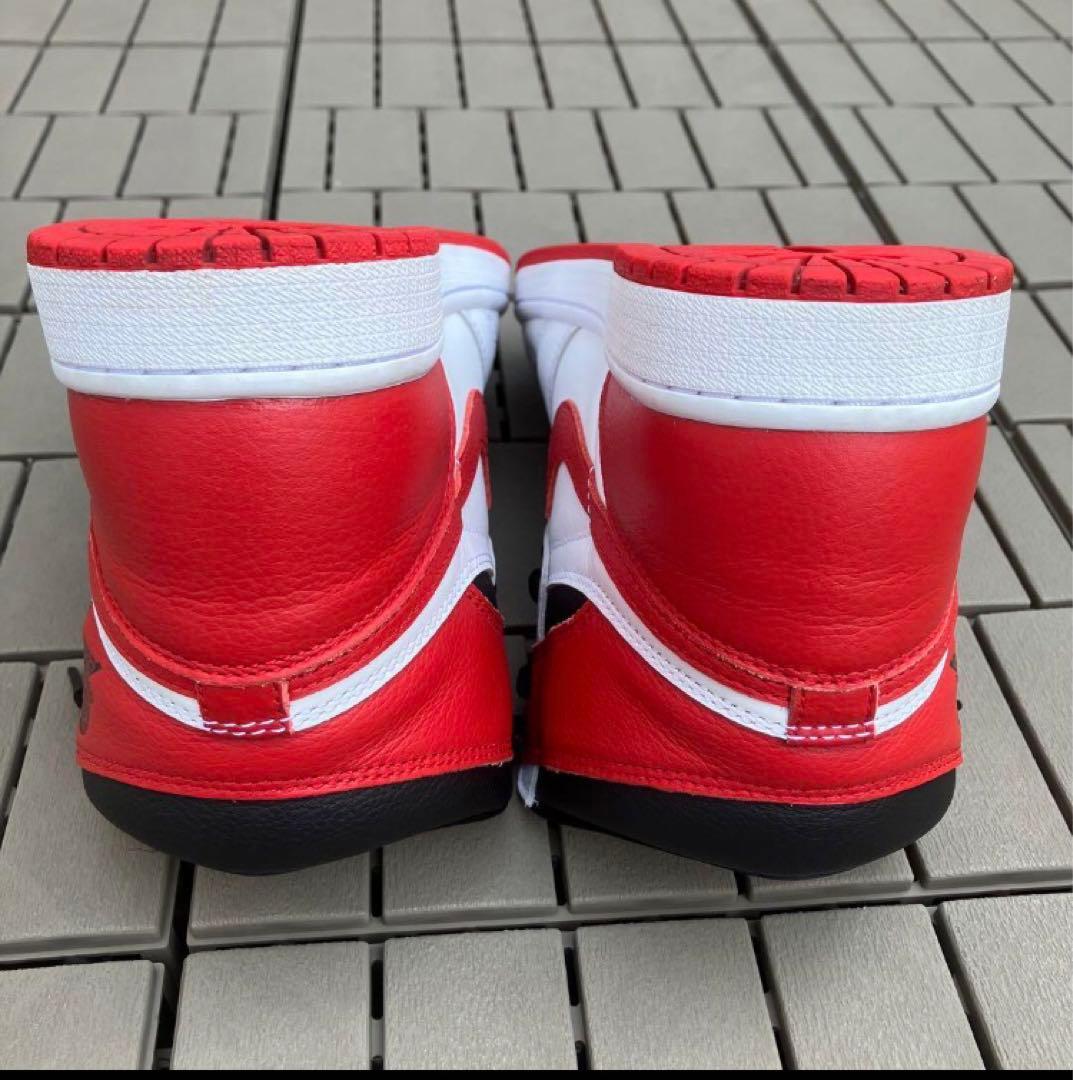 美品NIKE エアジョーダン1 High OG ヘリテージ　27.5cm 白／赤