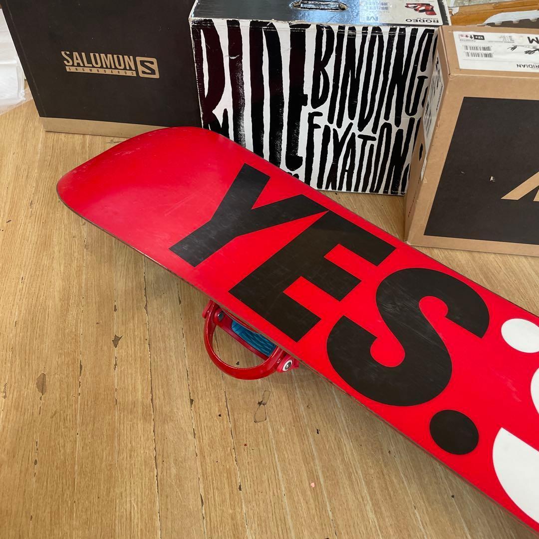 YES×HEAD　スノーボードセット　ジェフアンダーソン　バインディング付