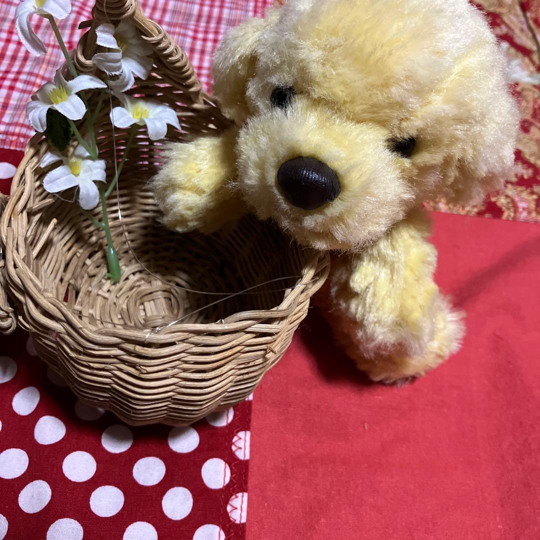 como&rayぬいぐるみ　レトリー　イエロー　レトロぬいぐるみ犬　クタクタ