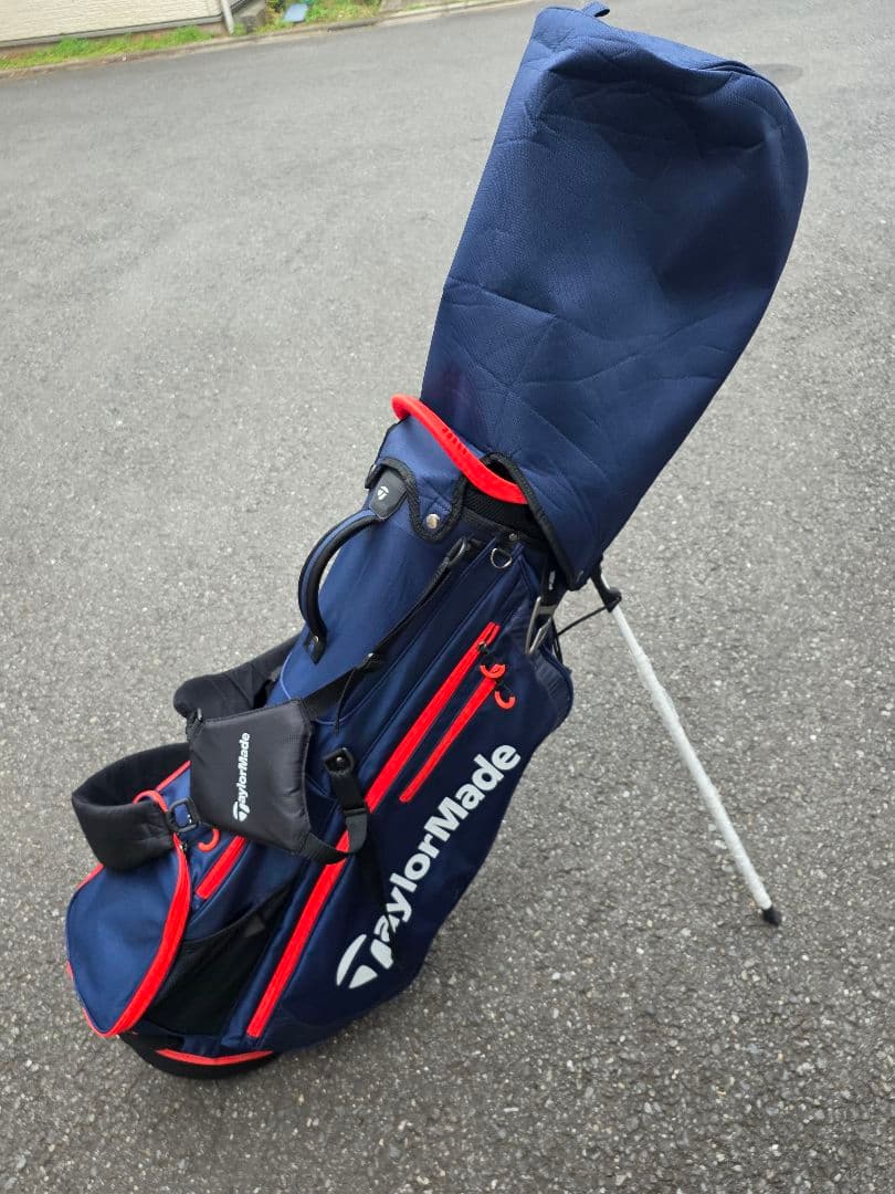 TaylorMade スタンドバッグ ネイビー/レッド