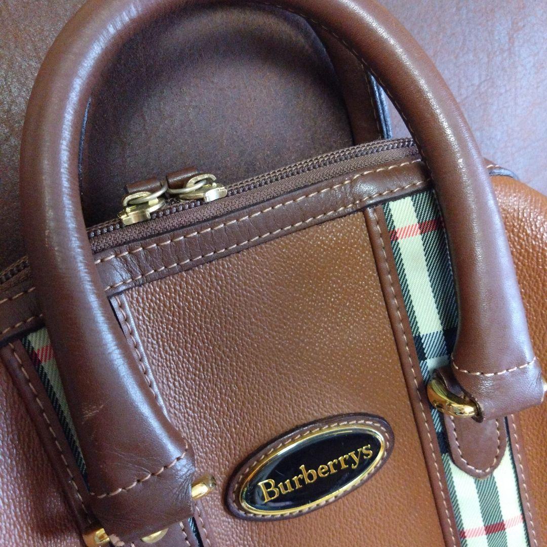 Burberrys　バーバリー シューズバッグ ブラウン ノバチェック ゴルフ