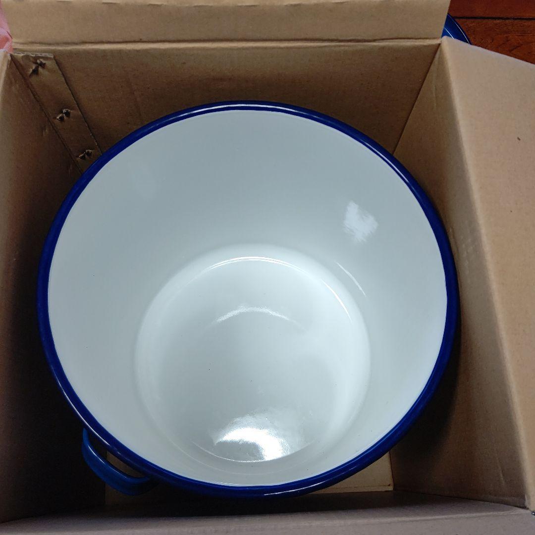 ホーロー保存容器２７cm１５L