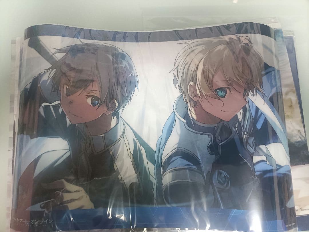 SAO ソードアートオンライン　くじ引き堂　クリアポスター まとめ売り