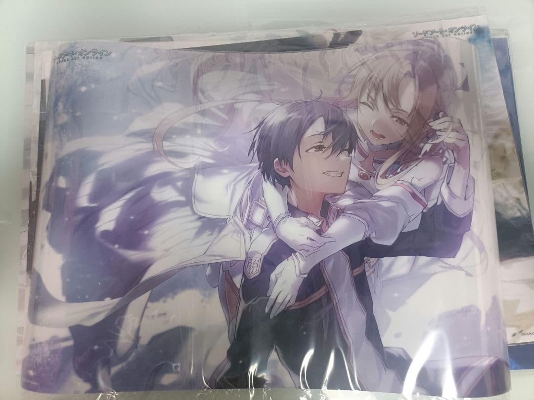 SAO ソードアートオンライン　くじ引き堂　クリアポスター まとめ売り