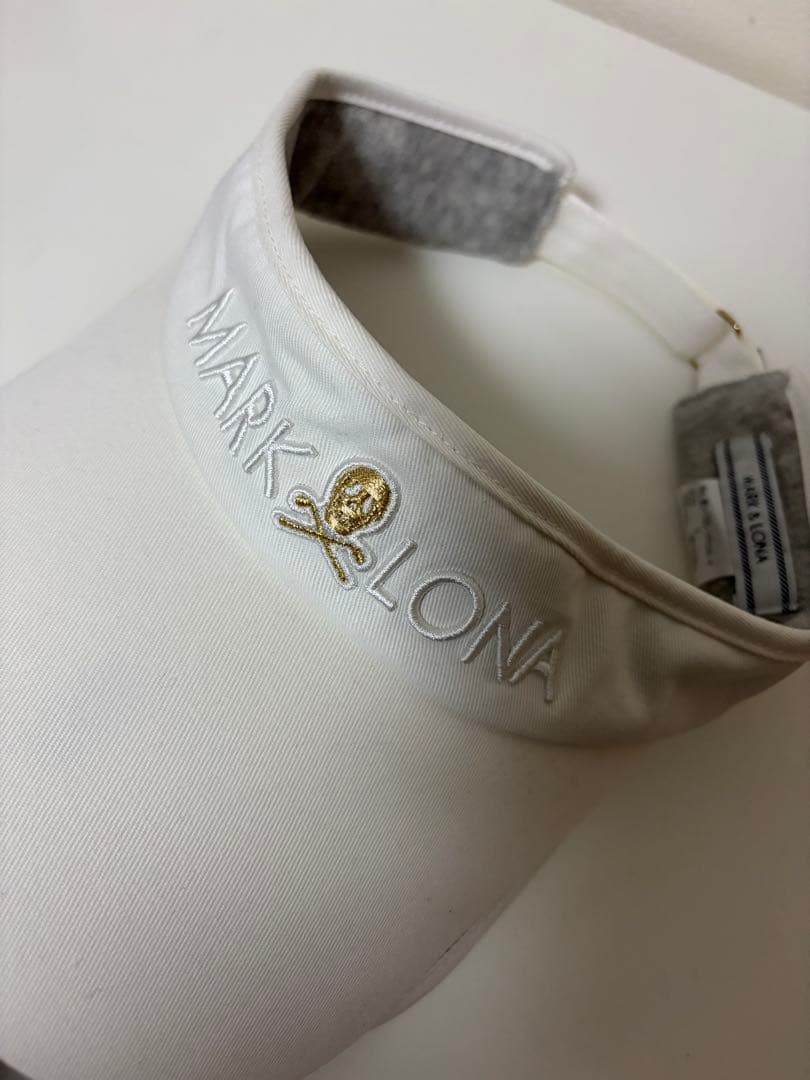 MARC＆LONA 白 バイザー