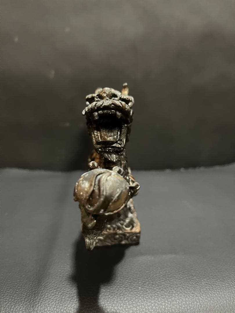 【七福】　真鍮製　龍　縁起物　風水　ドラゴン　龍神　緑青