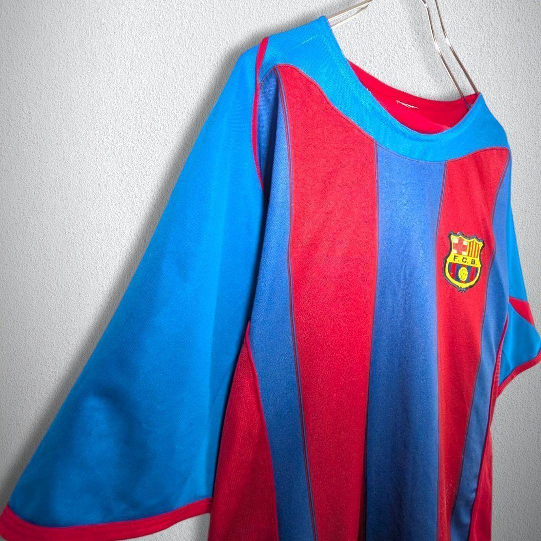 古着　サッカー　ゲームシャツ　ヴィンテージ　バルセロナ　デコ　＃20　メンズXL