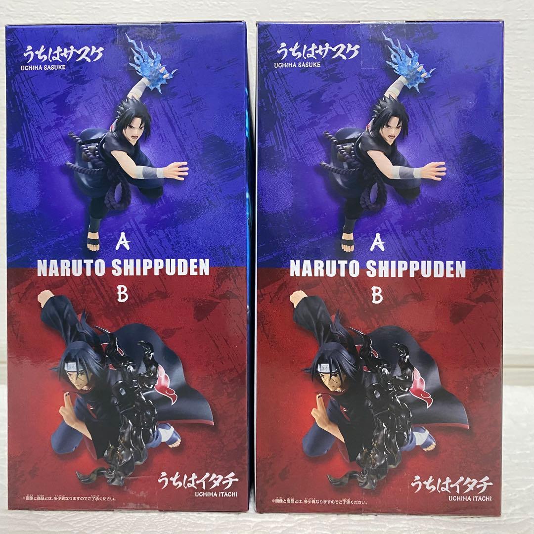 【GiGO限定】NARUTO フィギュア うちはサスケ うちはイタチ 2種セット