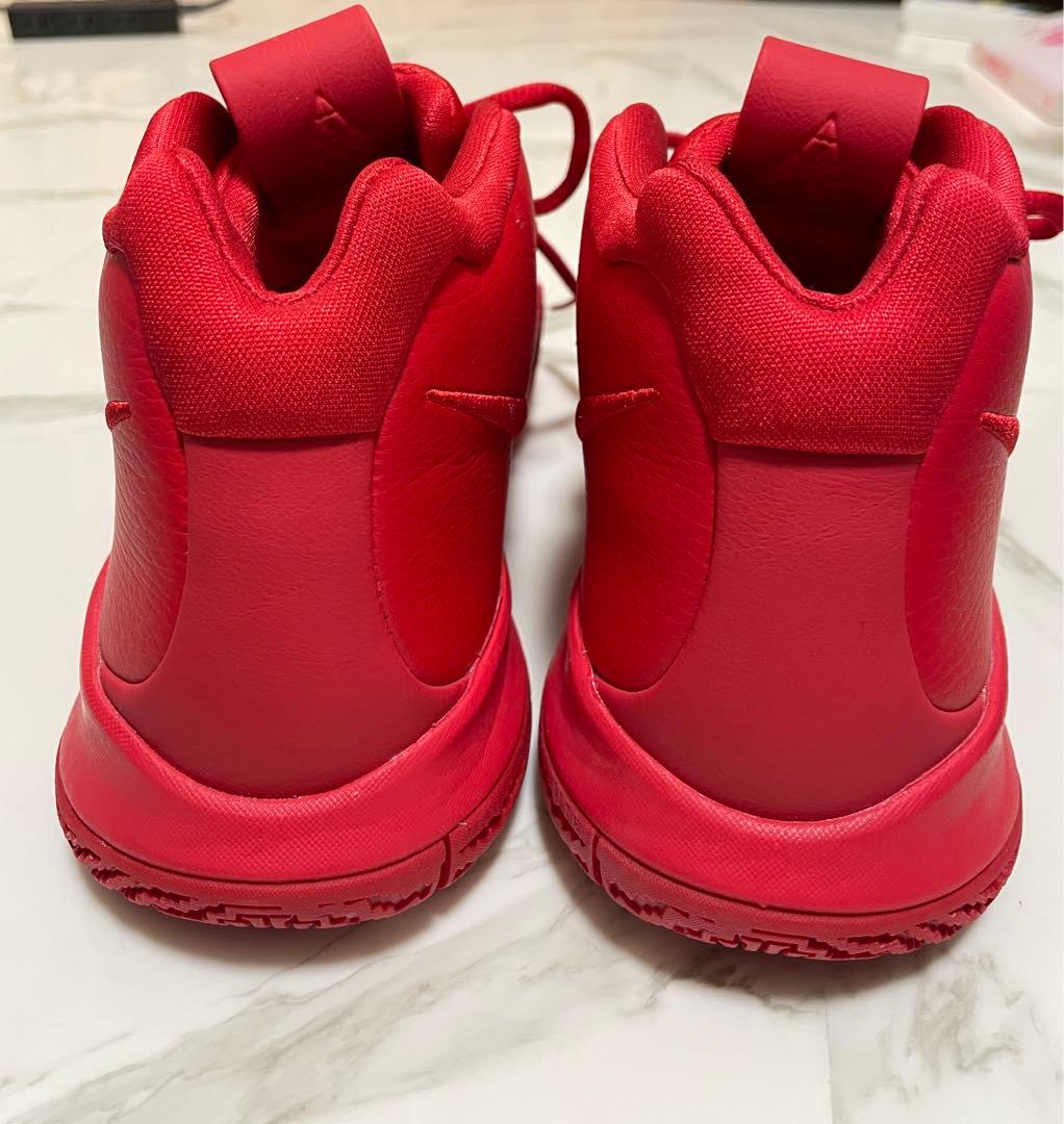 再値下げしました！カイリー4モデル　NIKEid オールレッド　25cm