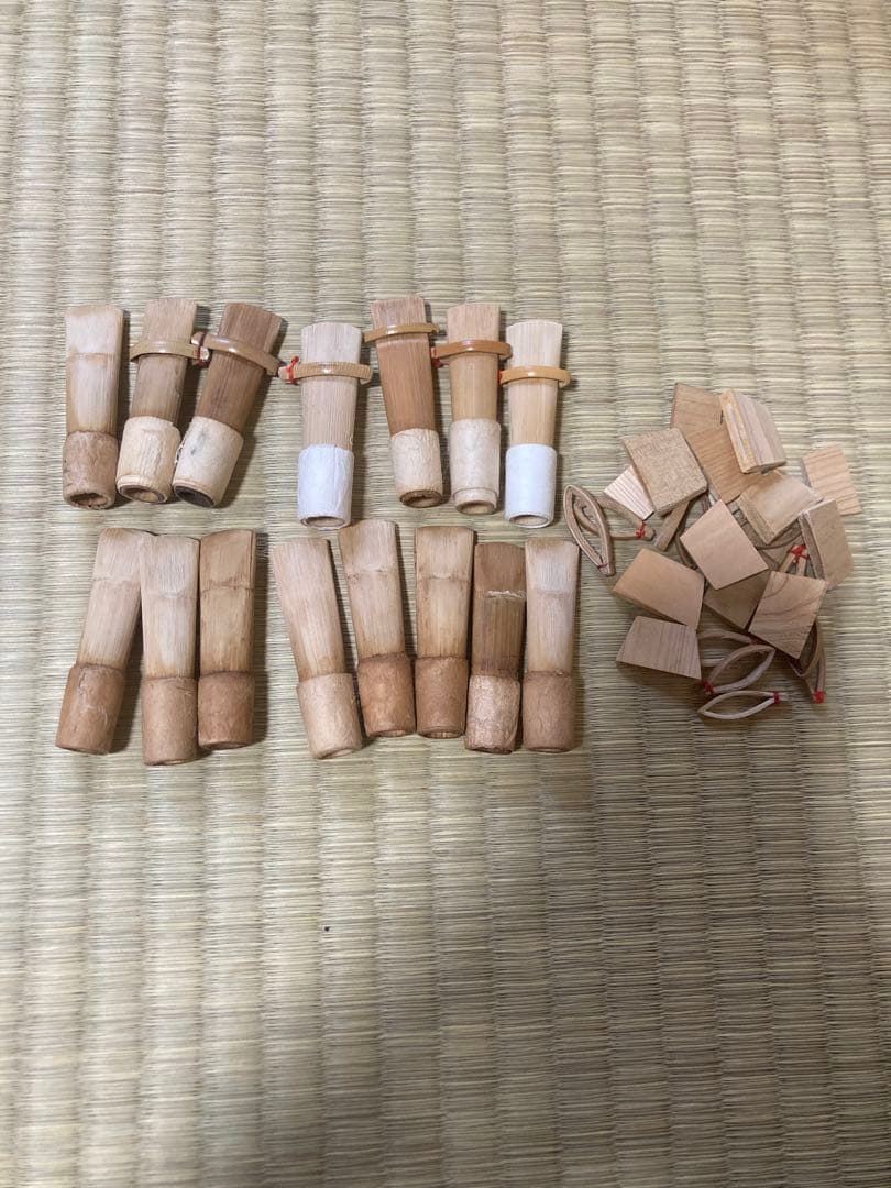 篳篥ひちりき 樹脂製　プラスチック管　すぐ鳴る盧舌ろぜつ付　専用ケース　雅楽⑦