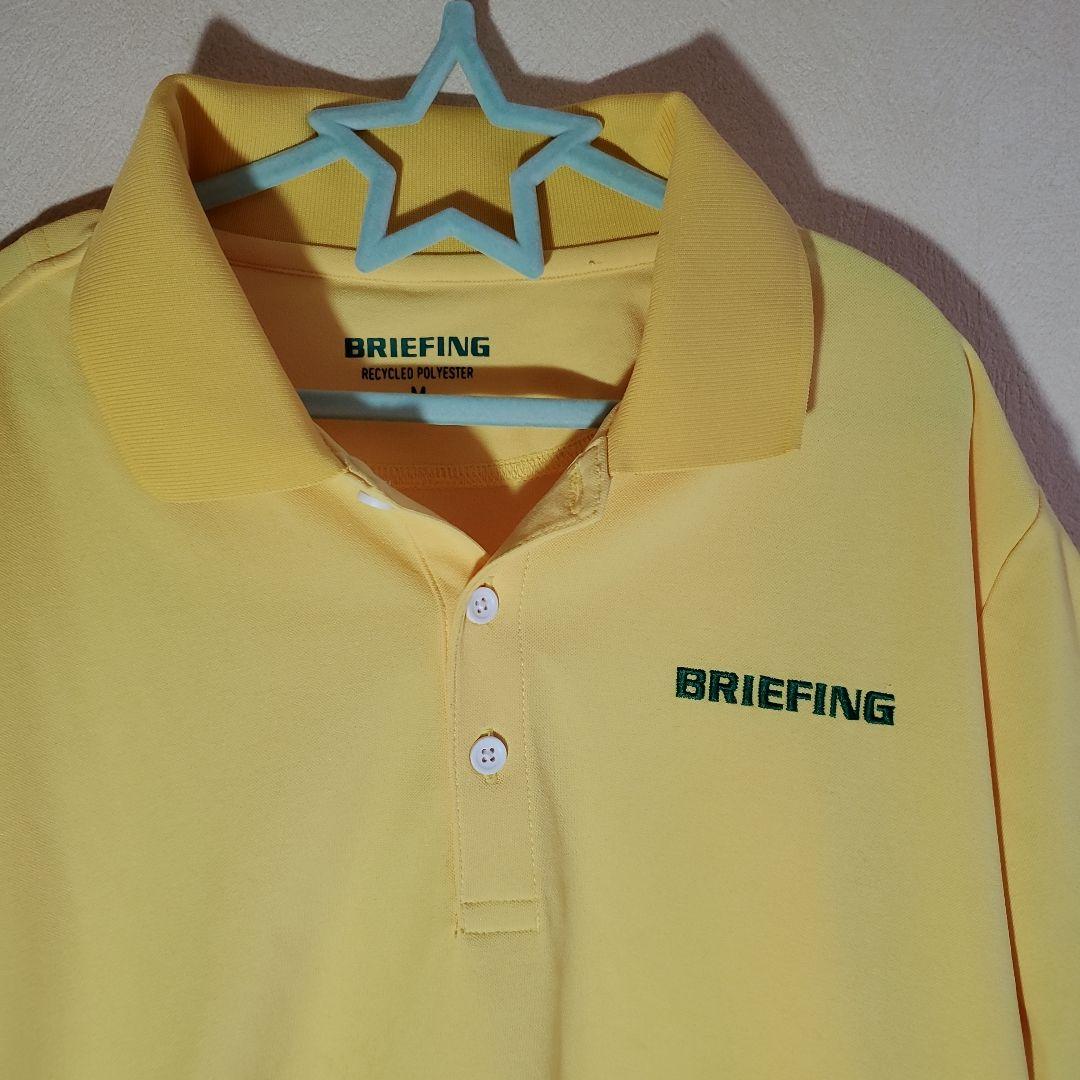 BRIEFING イエロー　ポロシャツ