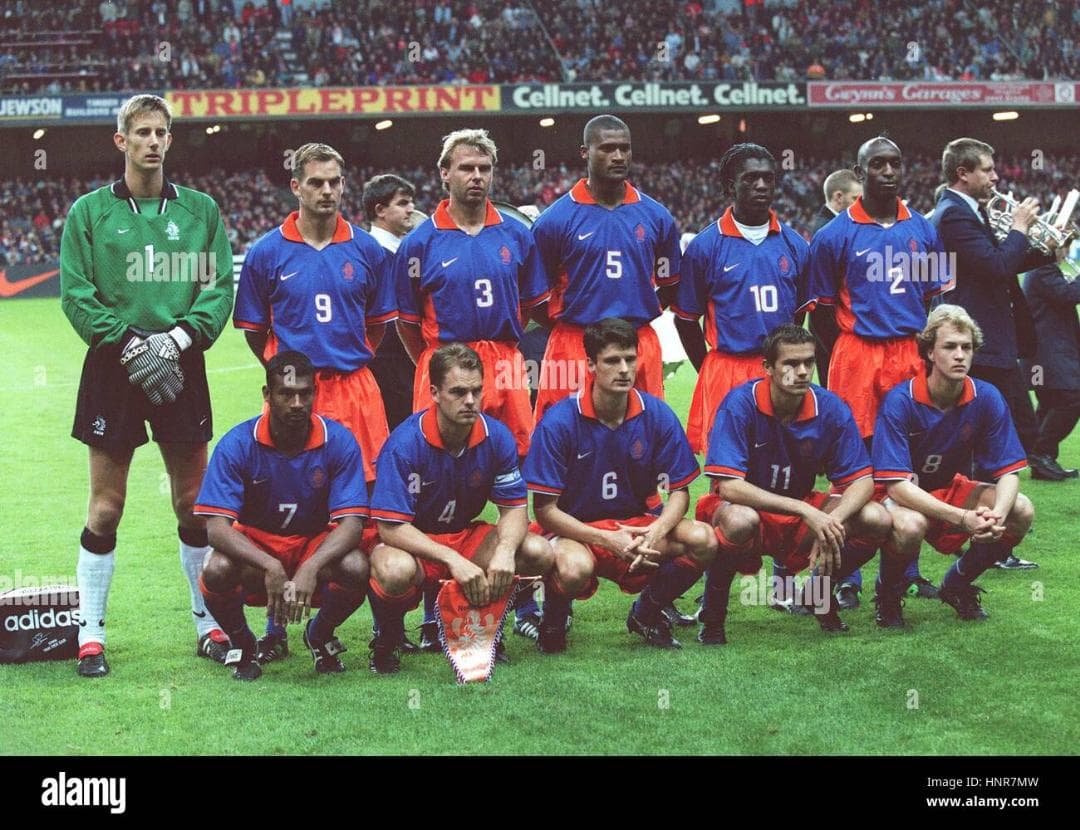 選手用 オランダ代表 1996/97 アウェイ ユニフォーム #13 nike
