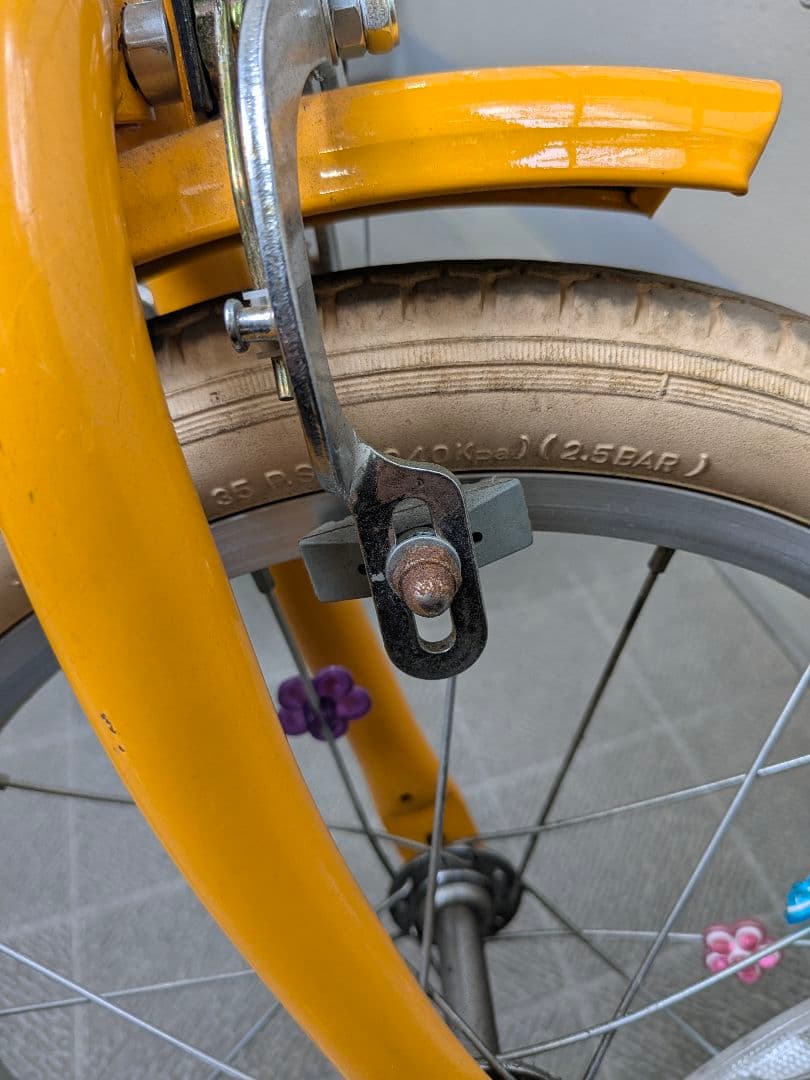 little tokyobike 16インチ タンジェリン前カゴ泥よけ付 手渡し
