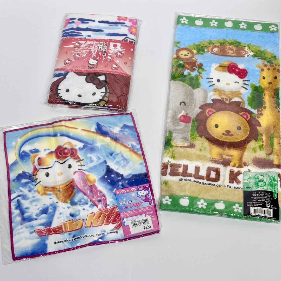 レア多数 ご当地キティ ハンドタオル25枚 新品未使用 地域限定 まとめ売り