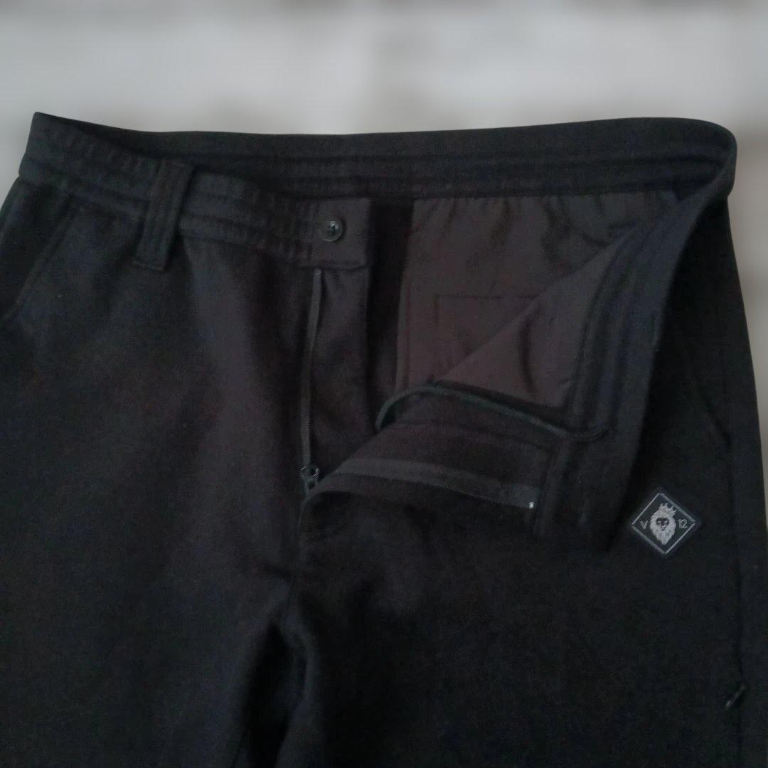 【V12】ヴィトゥエルヴ ゴルフパンツ スウェット ブラック 美品