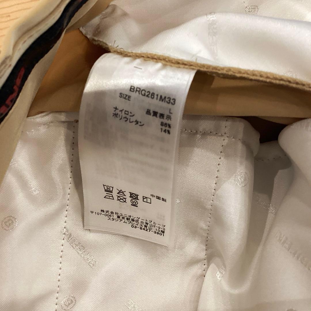 新品　BRIEFING MS WR NYLON 3D LOGO PANTS L