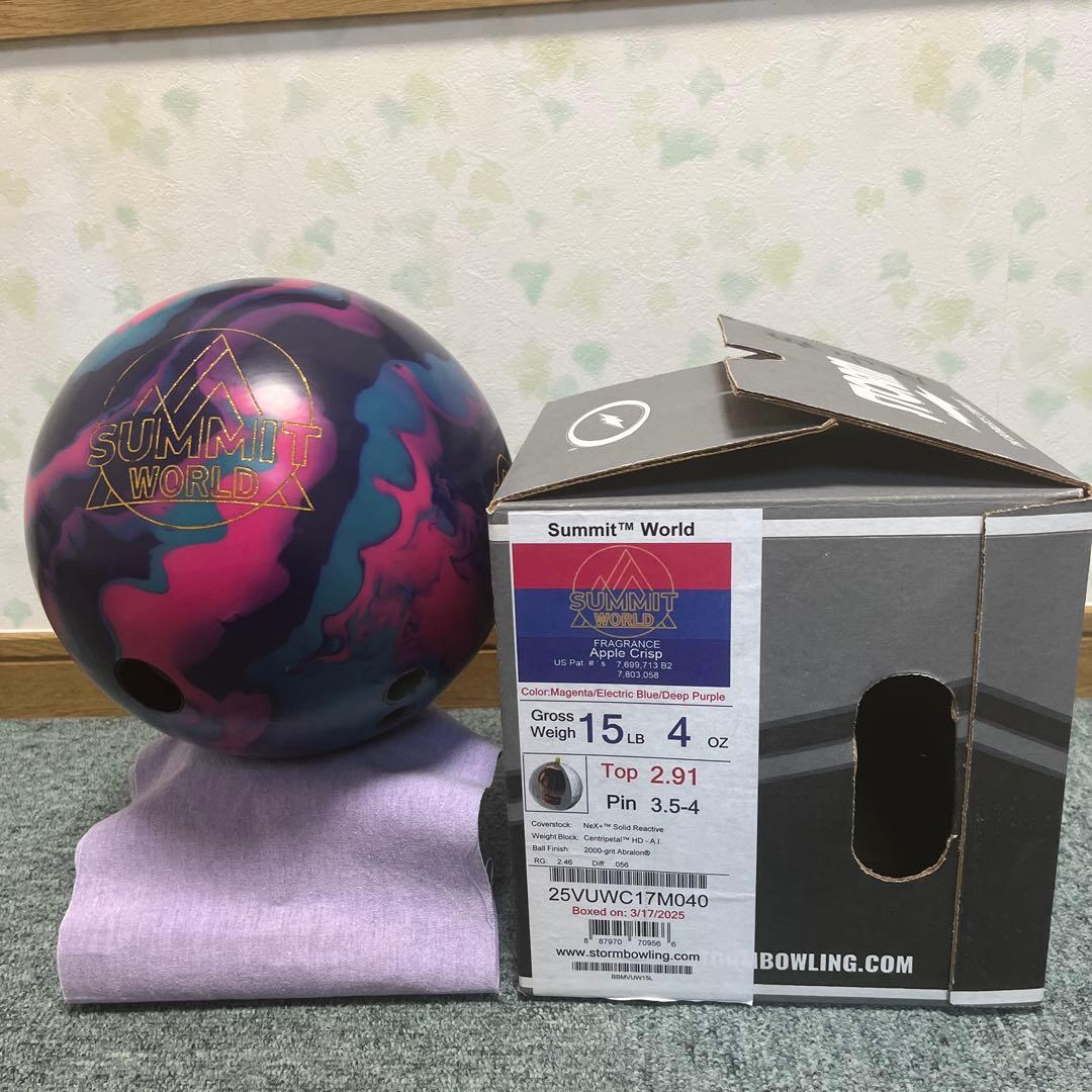 SUMMIT WORLD ボウリングボール 15.4 oz