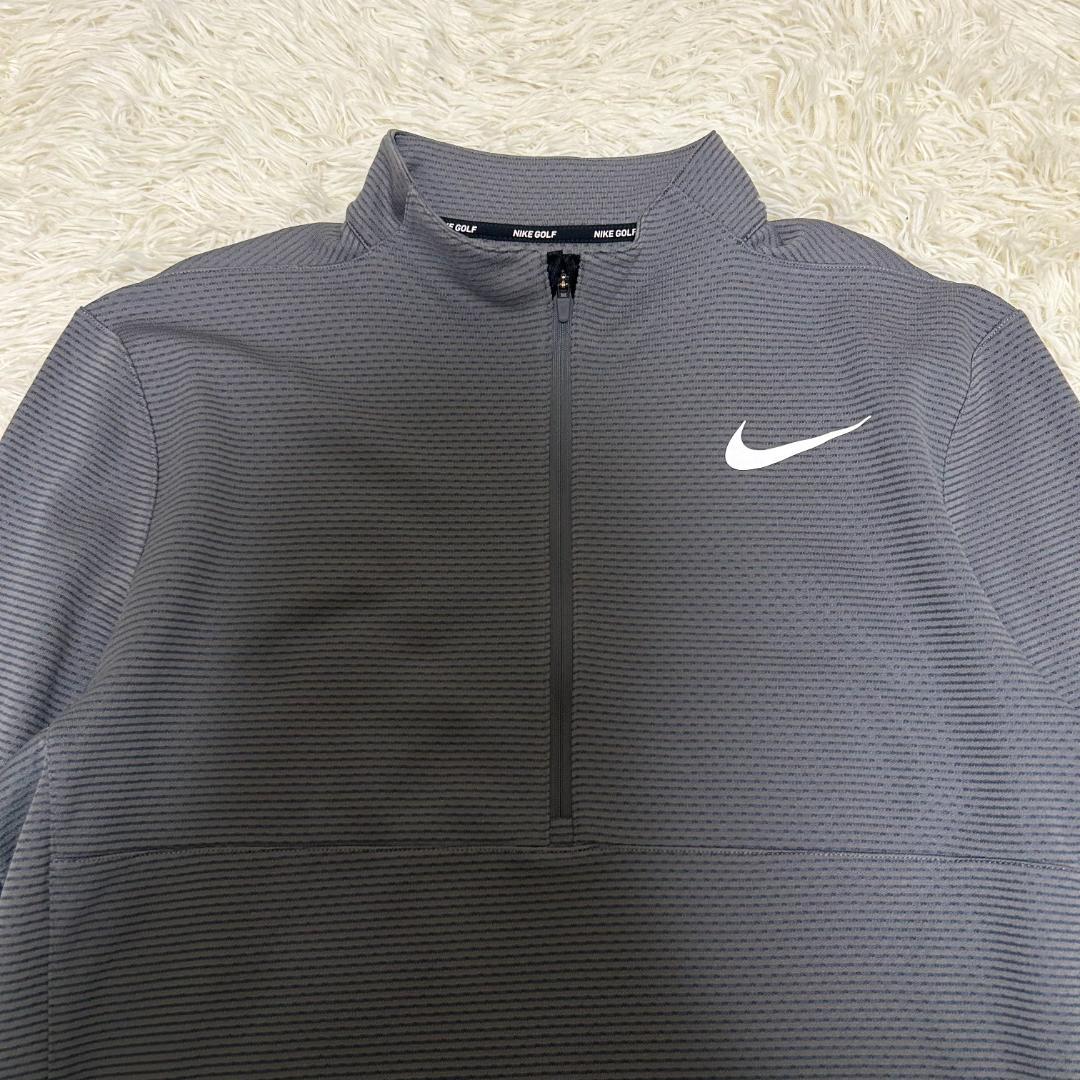 人気　NIKE GOLF　長袖シャツ　エアロリアクト　ハーフジップ　XL