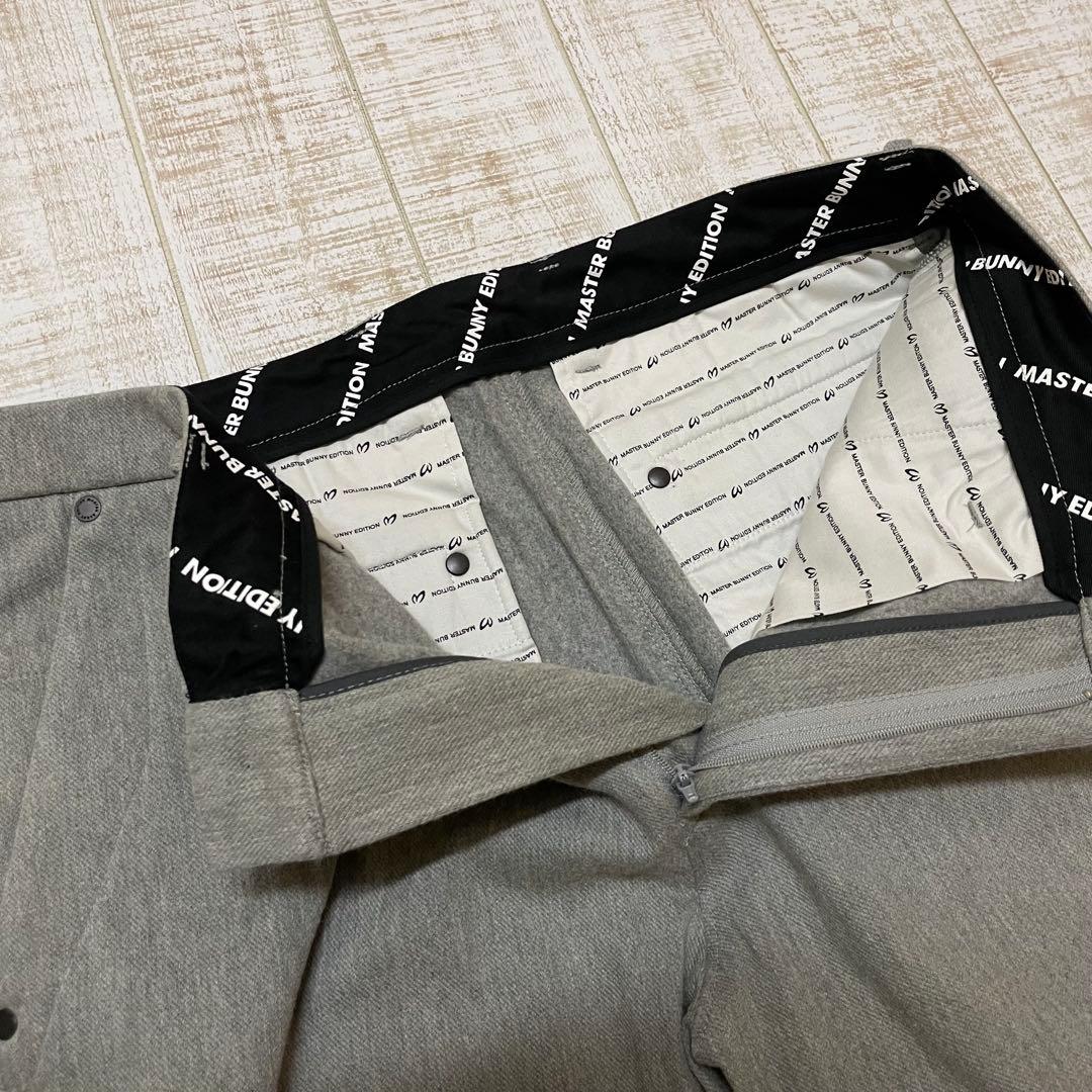 新品 マスターバニー ロングパンツ 裏起毛 グレー XLサイズ （6）