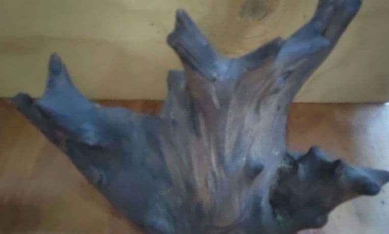 置物　オブジェ　木目入り