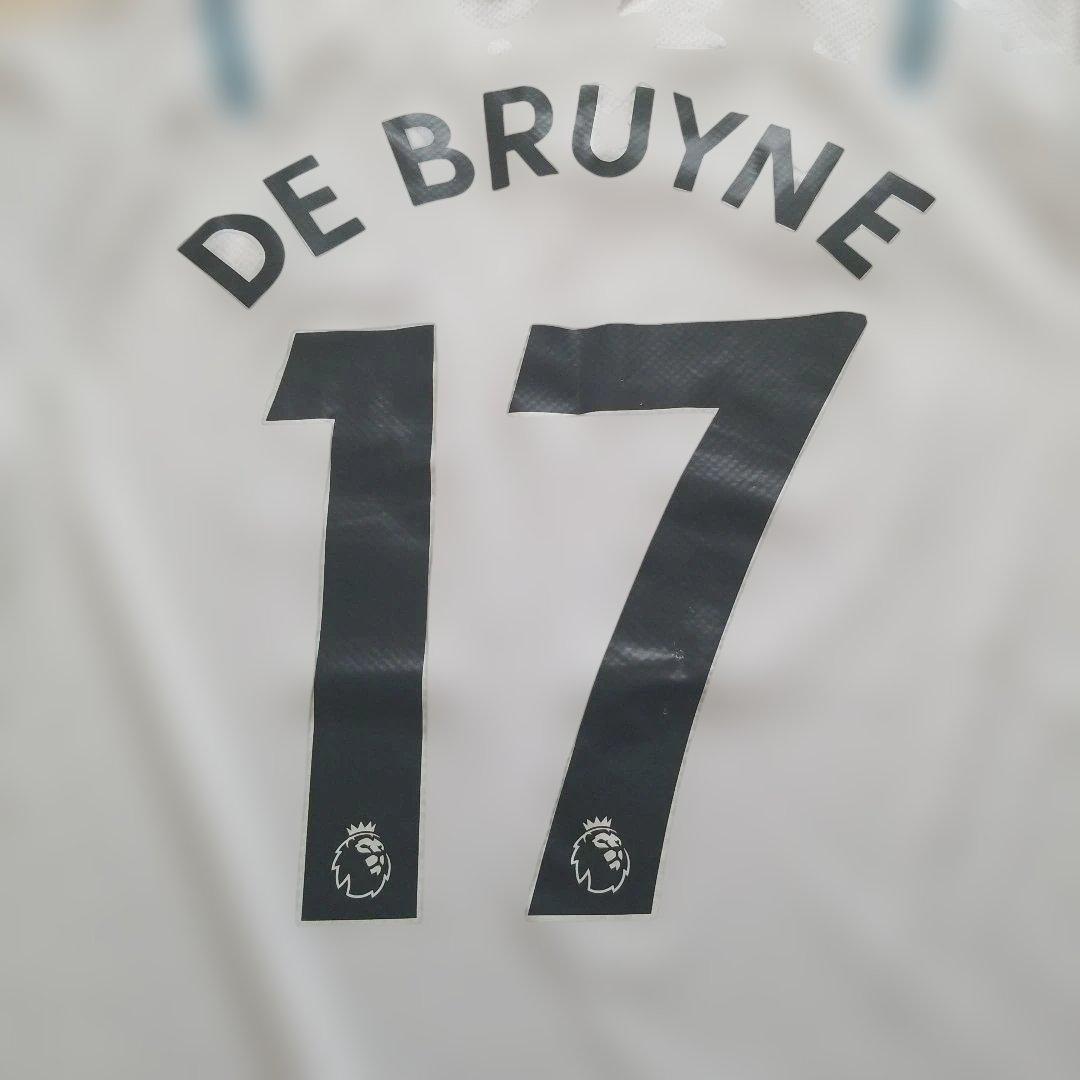 DE BRUYNE 17 プレミアリーグ ホワイトシャツ　ユニフォーム