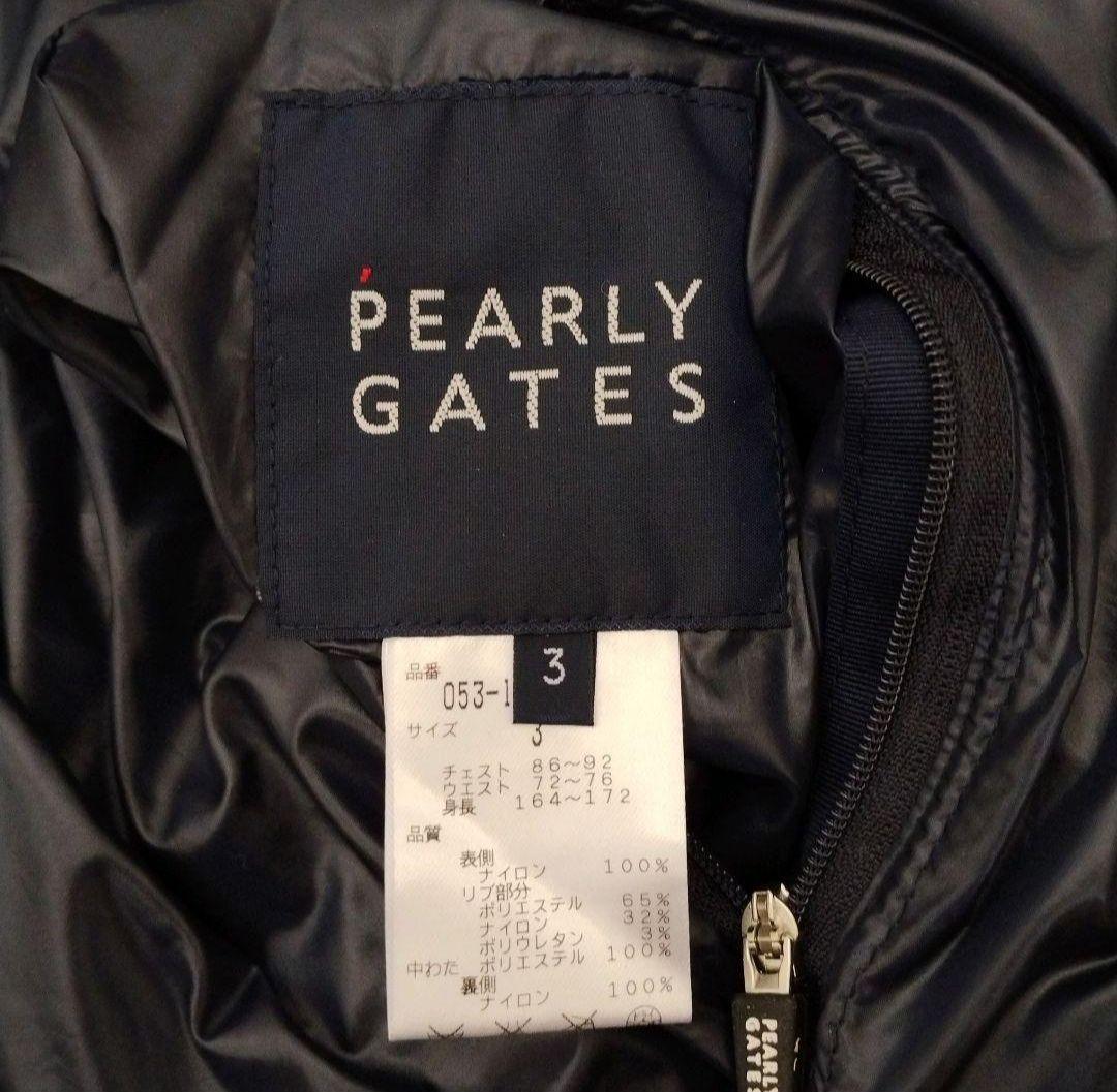 PEARLY GATES パーリーゲイツ 3wayスニードジャケット 紺橙 刺繍