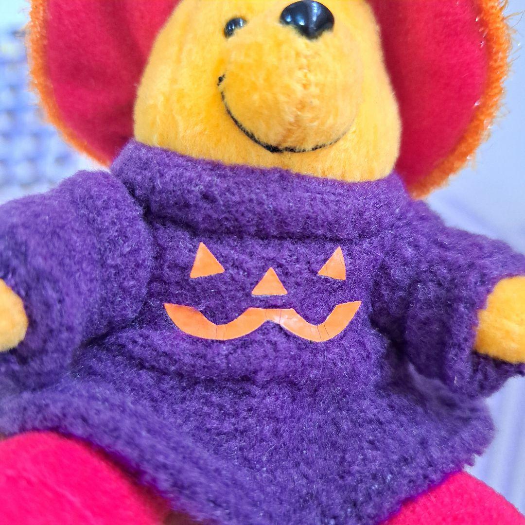 くまのプーさん　2005年ハロウィン　魔女ぬいぐるみ キーチェーン　キーホルダー