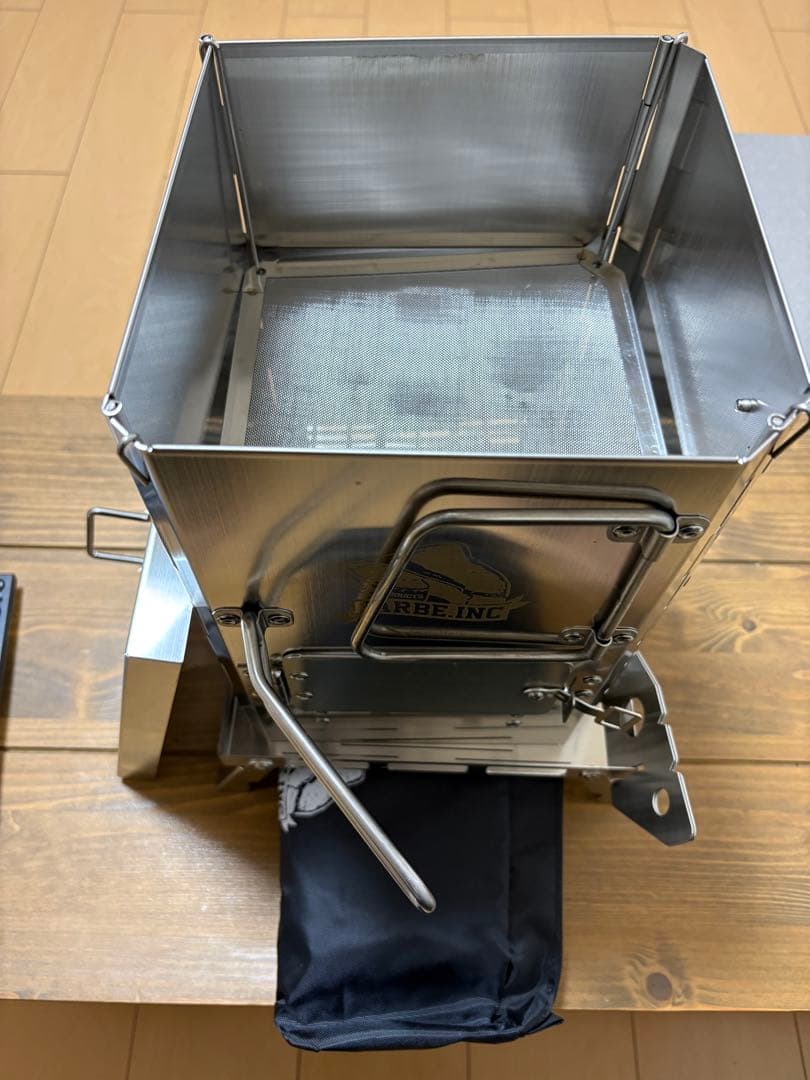 焚き火台　ロケットストーブ　燻製　五徳　廃盤品