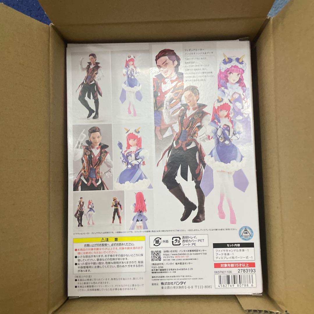 【ナンバーワン戦隊ゴジュウジャー】フィギュアヒーロー ファイヤキャンドル&ブーケ