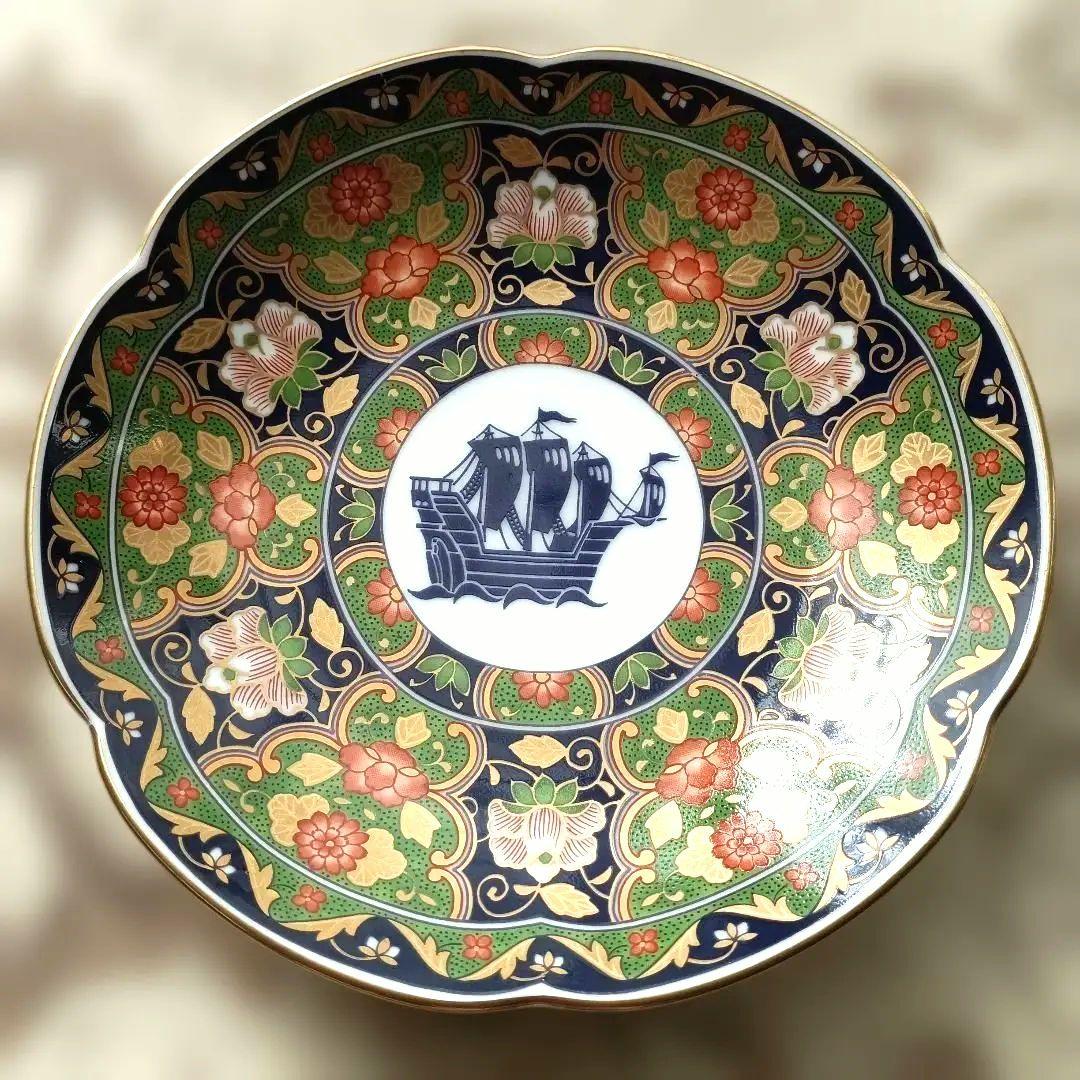 【美品】前畑陶器 庫山窯 金彩 小皿 銘々皿 取り皿 美濃焼　和食器　５枚組