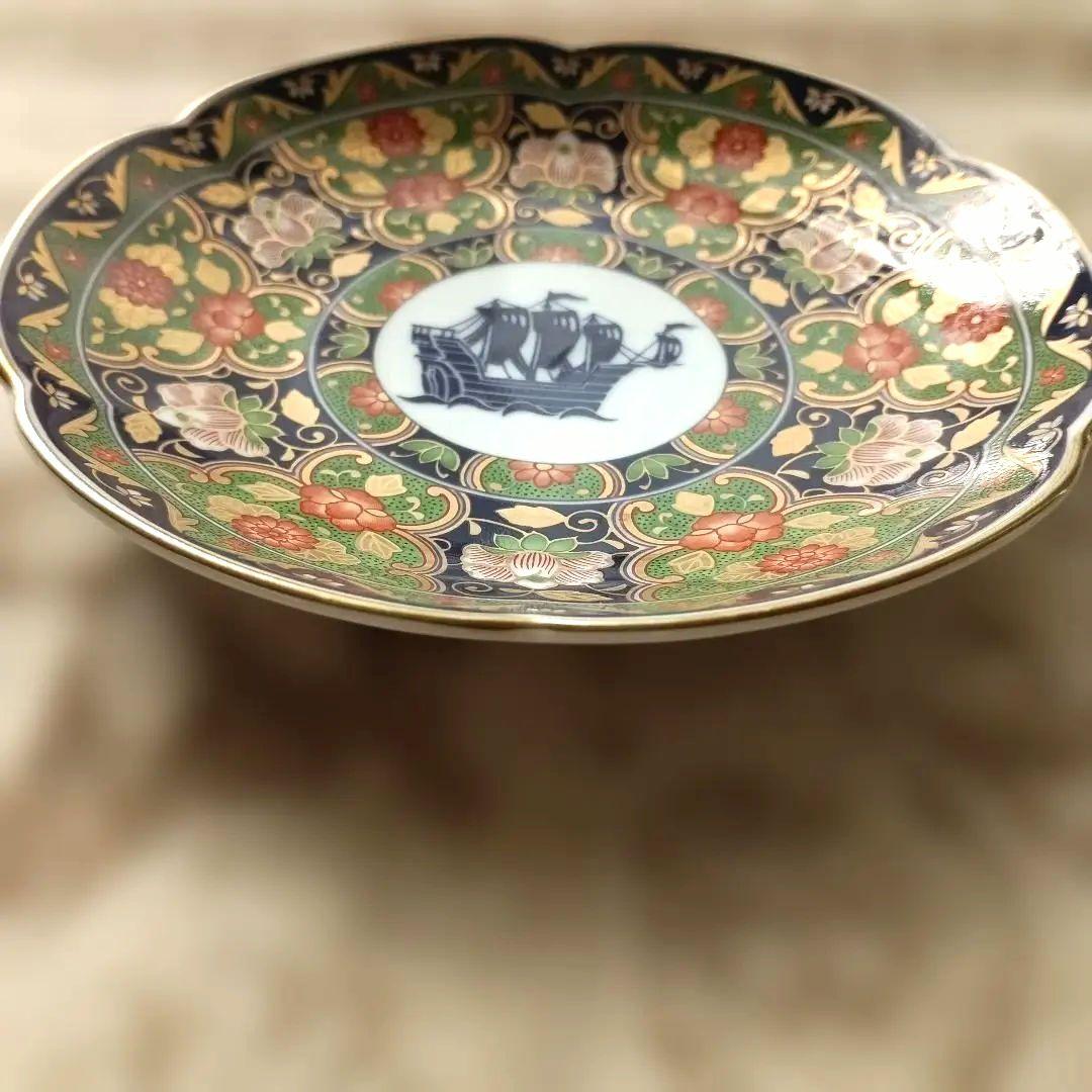 【美品】前畑陶器 庫山窯 金彩 小皿 銘々皿 取り皿 美濃焼　和食器　５枚組