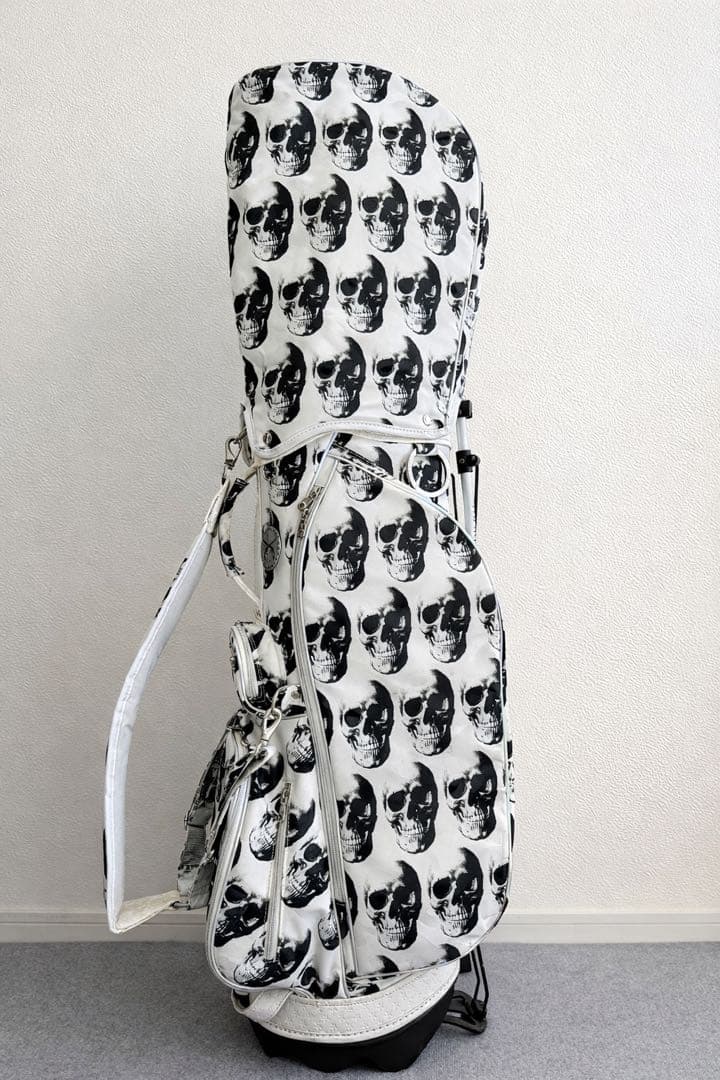 【週末限定値下げ】MARK&LONA スカル総柄 キャディバッグ ヘッドカバー