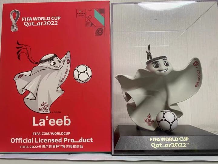 【正規品　未開封】ワールドカップマスコットla'eeb 公式3Dフィギュア