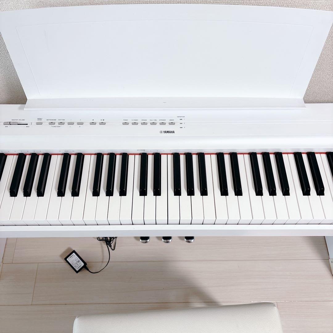 YAMAHA 電子ピアノ ヤマハ P-125WH ホワイト（本体）