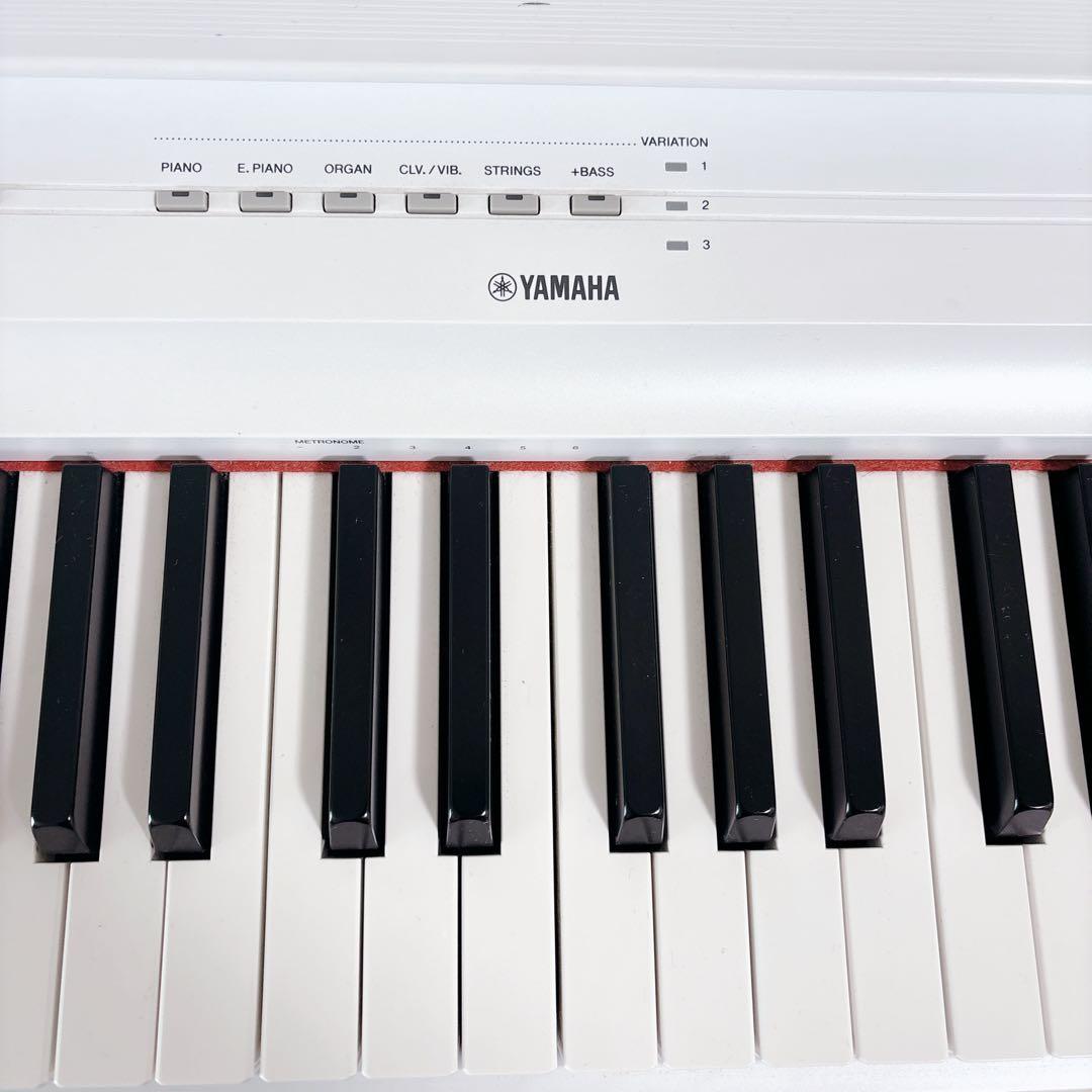 YAMAHA 電子ピアノ ヤマハ P-125WH ホワイト（本体）