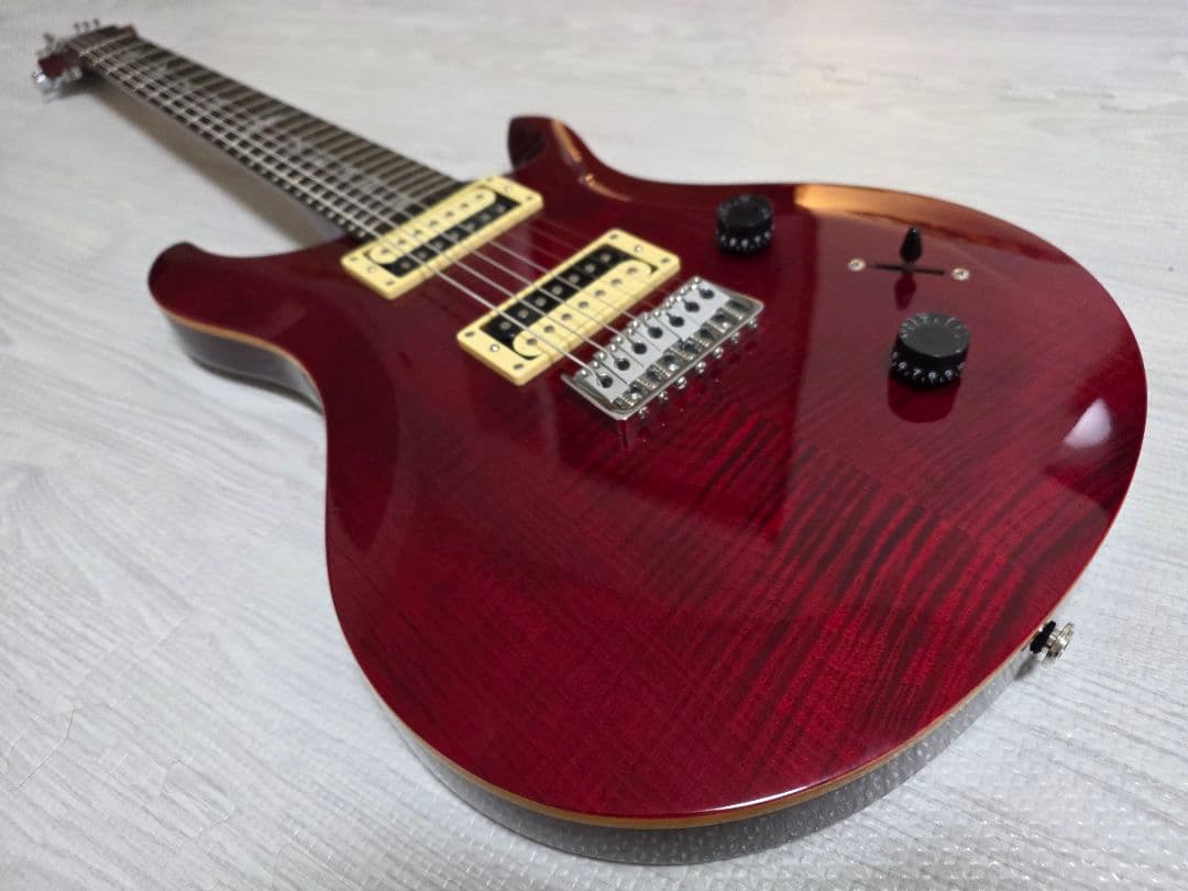ギター PRS SE SVN 7 String Black Cherry