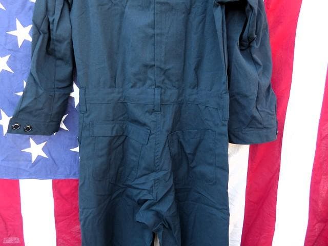 米軍実物　NAVY　ユティリティカバーオール 40R　FR　難燃 つなぎ 156