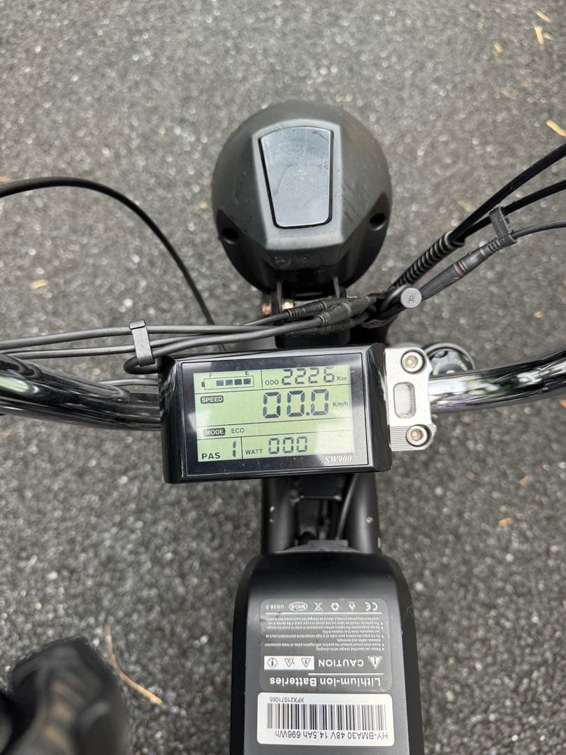 電動アシスト自転車 ブラック　flow bike