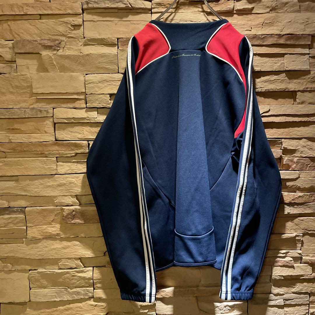 【希少XO】y2k/adidas×フランス代表/スウェット/トレーニングウェア