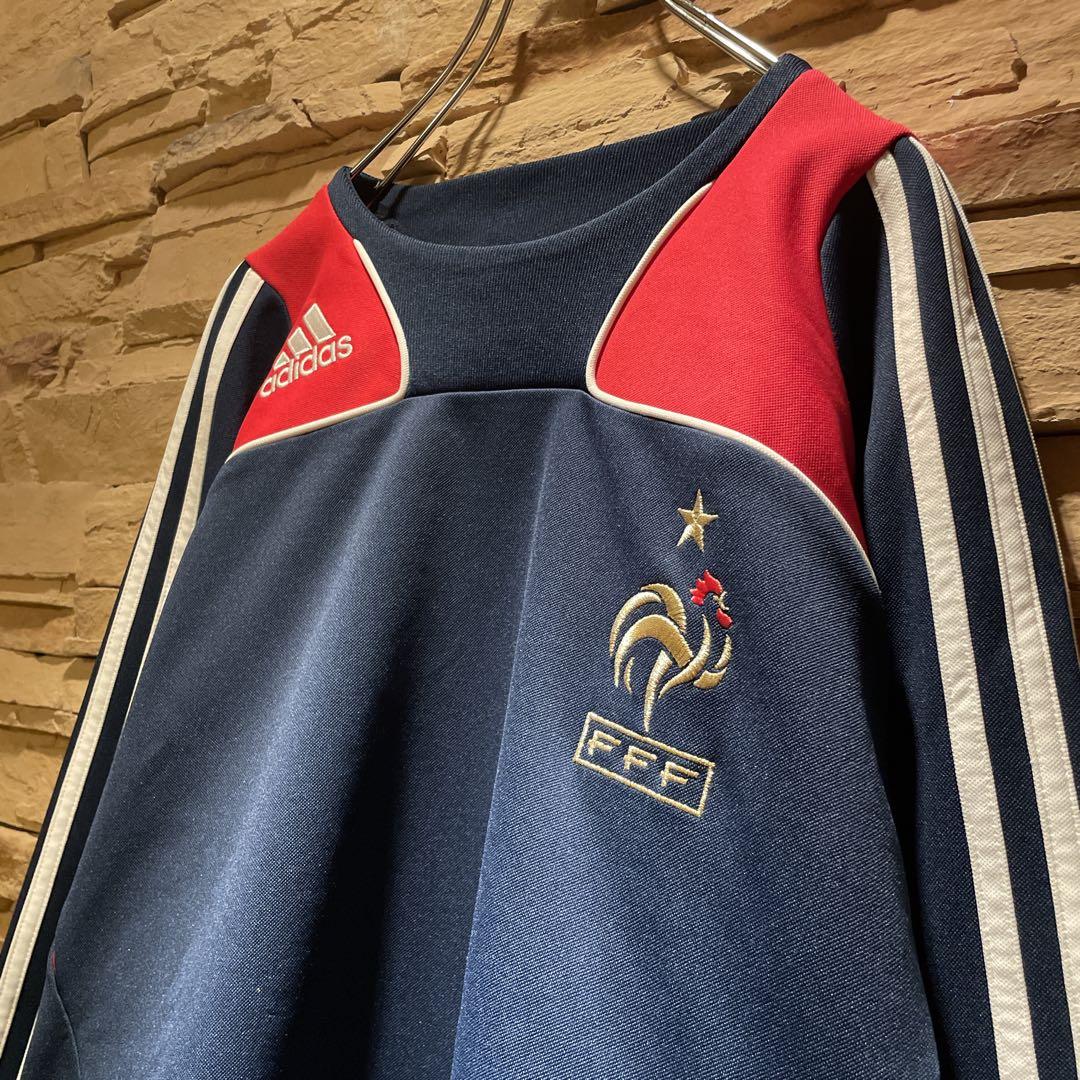 【希少XO】y2k/adidas×フランス代表/スウェット/トレーニングウェア