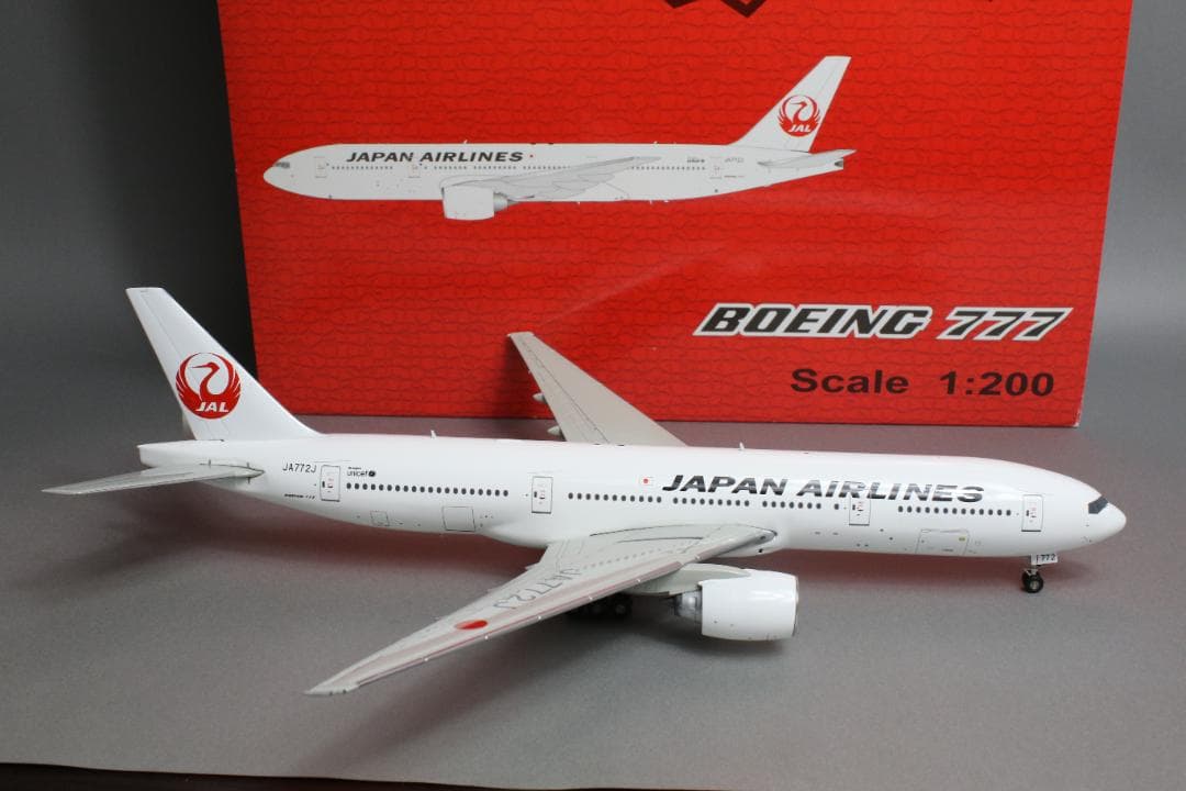 航空機・ヘリコプター JC Wings 1/200 JAL B777-200 JA772J