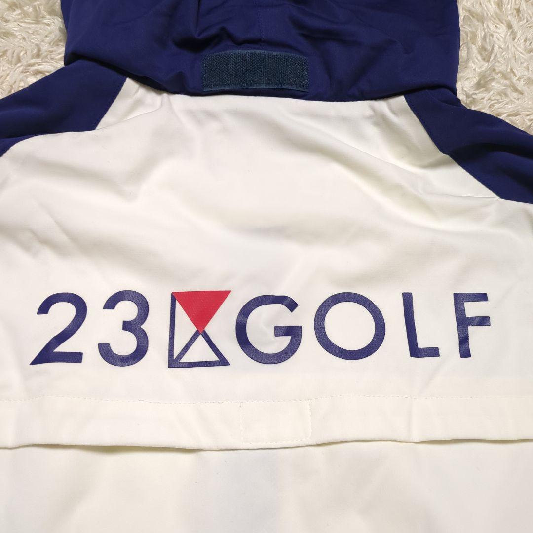 【美品】23区GOLF ナイロン ジャケット 2way パープル レディース M