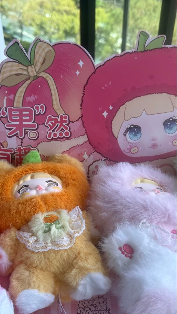 TOPTOY Nommi おもしろフルーツシリーズ ぬいぐるみセット6体