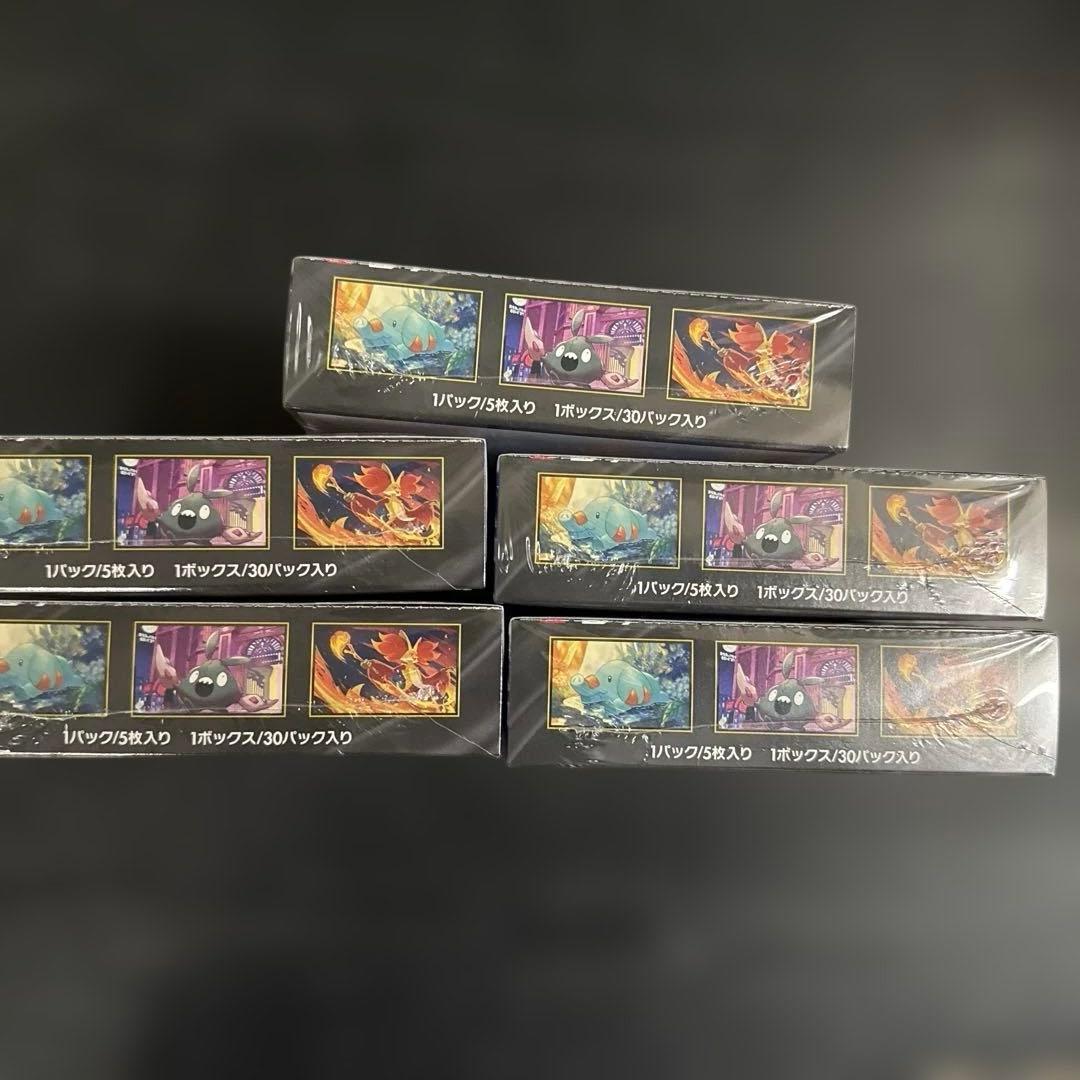 ポケモンカードゲーム 　新品未開封　ニンジャスピナ— 　5BOX シュリンク付き