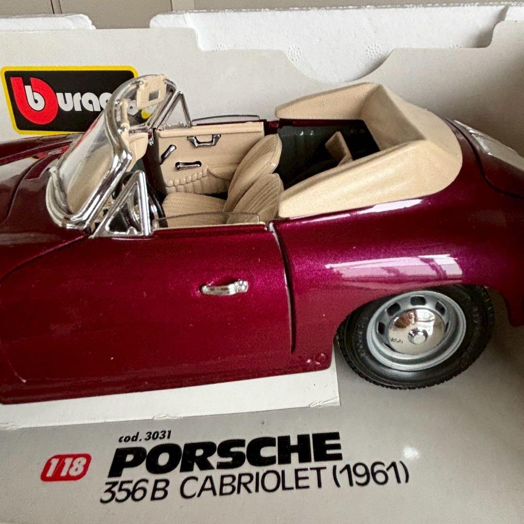 Bburago ブラーゴ PORSCHE 356B CABRIOLET 1961