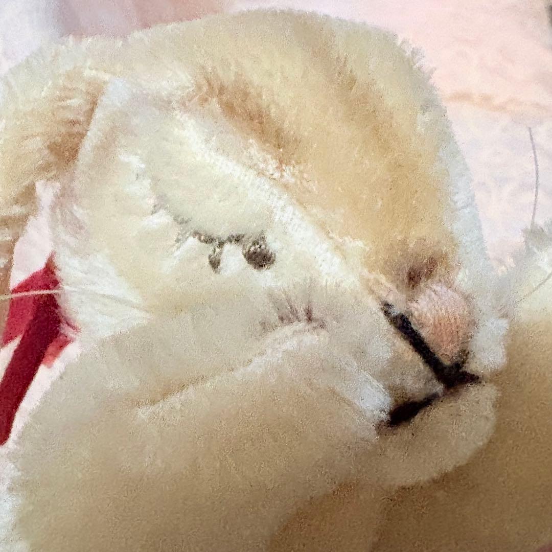 ヴィンテージ 眠りうさぎ ぬいぐるみ 約20cm