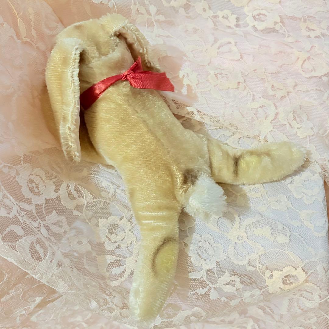 ヴィンテージ 眠りうさぎ ぬいぐるみ 約20cm