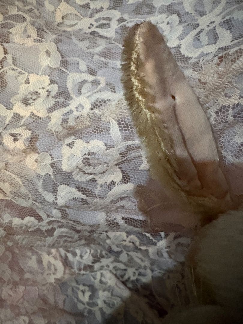 ヴィンテージ 眠りうさぎ ぬいぐるみ 約20cm