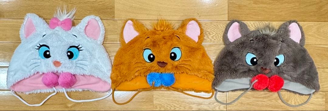 ディズニーキャラクター帽子3点セット