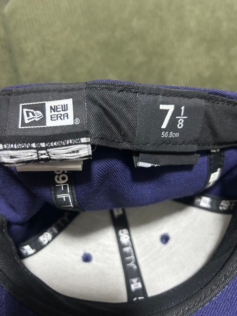 ヤクルトスワローズ　New Era 59FIFTY ネイビー キャップ　燕